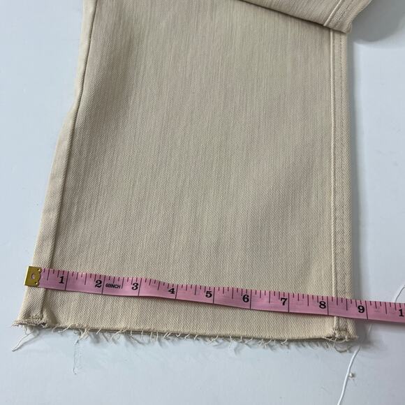 Judy Blue Tan Khaki Cropped Wide Leg Pants Size 1 / 25 - Picture 7 of 10